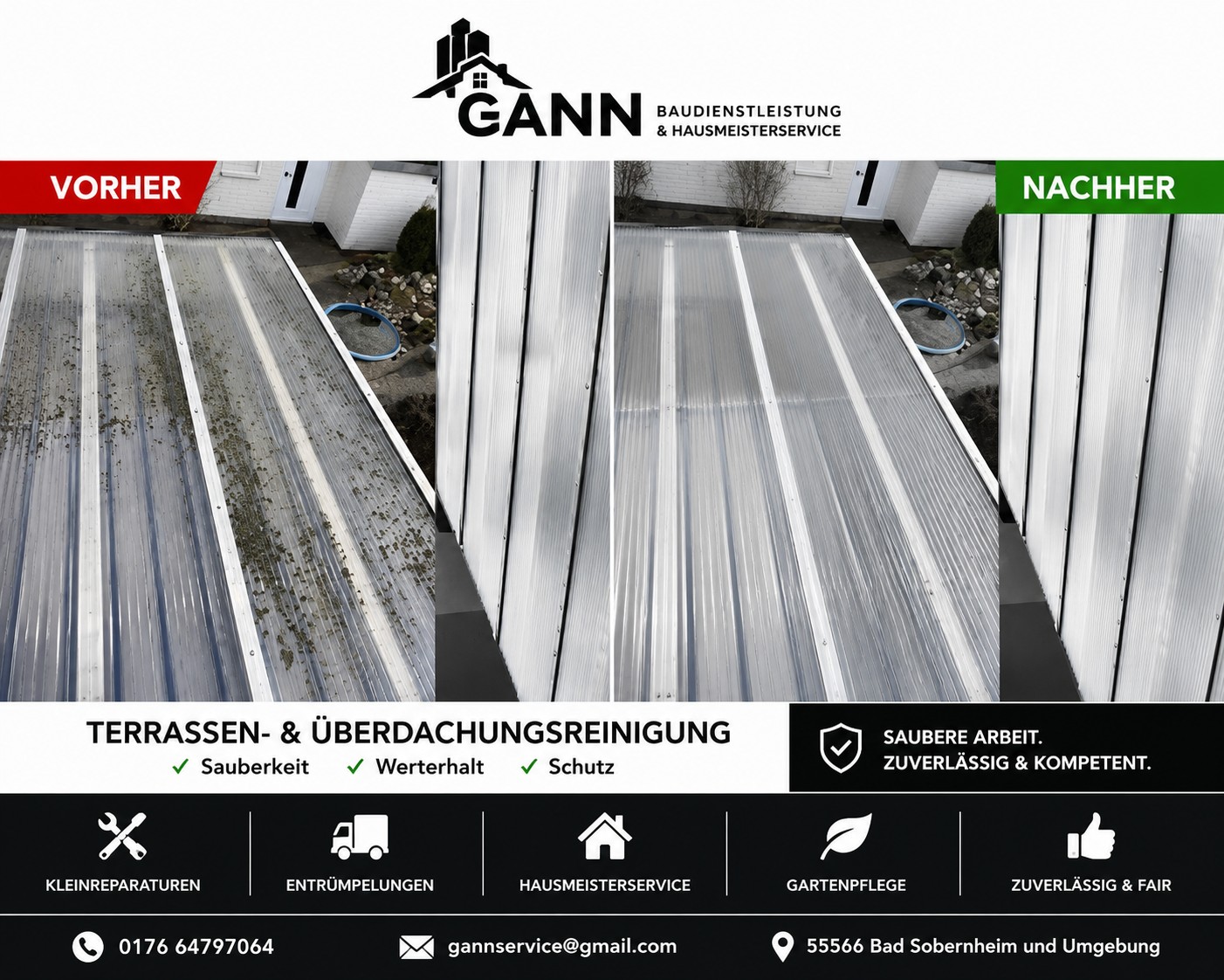 Terrassenreinigung
